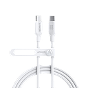 [A80F2H21] Anker 544 USB-C to USB-C Cable 140W (Bio-Based) (1.8m/6ft) -White