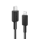 [A81B6H11] Anker 322 USB-C to Lightning Cable Braided (1.8m/6ft) -Black