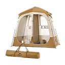[6927595703984] Naturehike Wet and dry separation shower tent - Brown