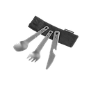 [6927595711910] Naturehike titanium knife, fork and Spoon set - Titanium