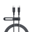 [A80F5H11] Anker 543 USB-C to USB-C 100W (Bio-Nylon) (0.9m/3ft) -Black